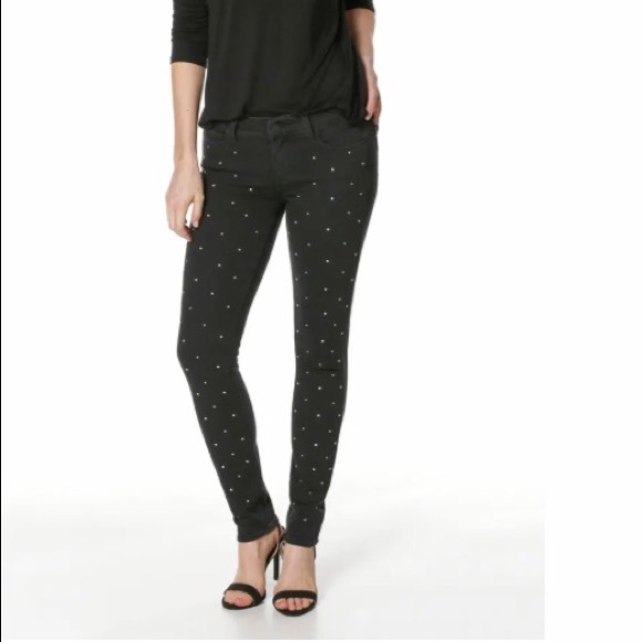 Paige Verdugo Skinny Krystal Noir NWT USA Size-29 - Picture 2 of 16